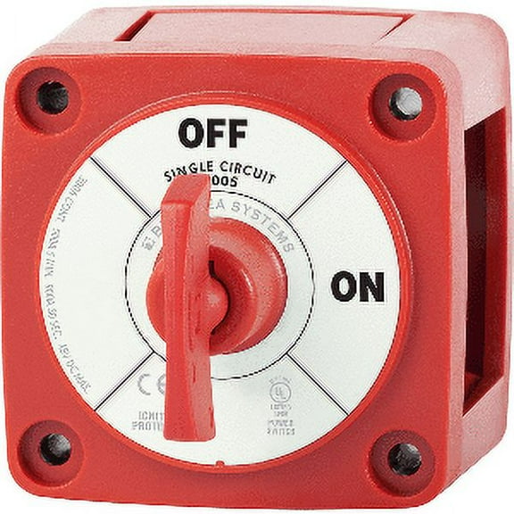 Blue Sea 6005 m-Series (Mini) Battery Switch Single Circuit ON/OFF