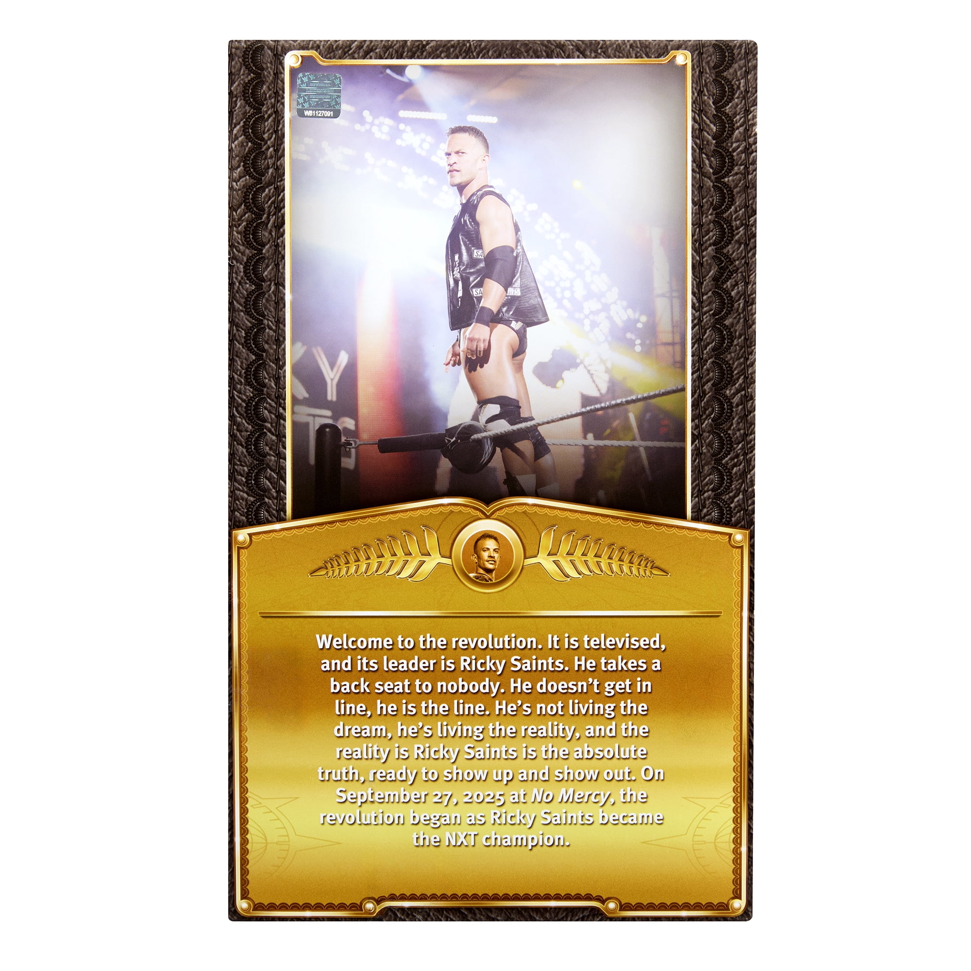 Ricky Saints - WWE 2026 Defining Moments (Wave 3) Ringside Exclusive Mattel WWE Toy Wrestling Action Figure