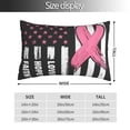thumbnail image 2 of Balery Ribbon Breast Cancer Awareness Funda de Cojín Estampada, Regalos para Mujeres, Regalos de Amor para Ella, Regalos para Novia o Esposa, Funda de Almohada-20"x30", 2 of 6