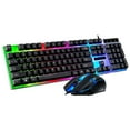 thumbnail image 2 of Xinyolin 2Pcs/Set G21B Office Mouse Backlight Wired USB Mechanical Gaming Keyboard Mouse for Office, 2 of 8