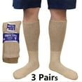 thumbnail image 6 of Men Women Physicians Approved Doctor Recommended Diabetic Crew Socks Cotton Loose Fitting Non Binding Top Leave No Marks on Legs Help Blood Circulation 3/6 Pairs, 6 of 6