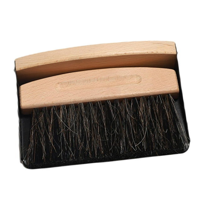 veasfak Desktop Broom Dustpan Set Portable Multipurpose Housekeeping Cleaning for Snacks black