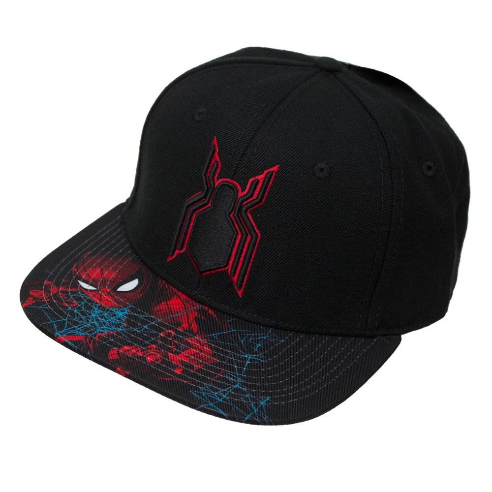SpiderMan Spiderman Black Snapback Hat