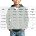thumbnail image 2 of Boys Waffle Knit Hoodies Teen Casual Quarter Zip Long Sleeve Hooded Sweatshirt Soft Comfort Pullover Tops Fashion Preppy Fall Clothes 4-14Years, 2 of 4