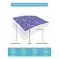 thumbnail image 5 of Purple Floral Queen Size Down Alternative Comforter, Lightweight Comforter Quilt Bedding Set with Pillow Shams Spring Abstract Art Flower Botanical All Seasons Bed Comforter Duvet Insert 90"x96", 5 of 7