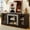 #1 Cherry, variant on HIUU Farmhouse Gray TV Stands for Living Room,Faux Stone Media Console,Large Entertainment Center with Storage,Entertainment Stand,TV Consoles for Living Room