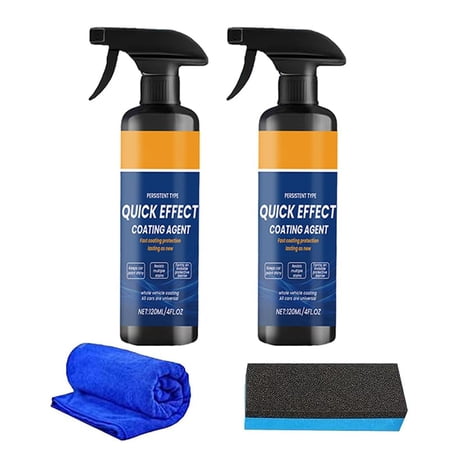 2026 Upgrade Car Nano Quick-Coat Restore Spray - Quick Effect Clear Coat Restorer, Nano Car Coating Spray for Paint Shine & Protection