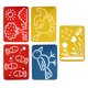 thumbnail image 5 of WORGEOUS 5 unids Pintura Stencils Niños Pintura Asistente Herramienta Niños Pintura Plantillas DIY Craft Stencil, 5 of 8