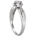thumbnail image 2 of SZUL Women's 1/3 Carat TW Princess Cut Diamond Engagement Ring in 10K White Gold (J-K-L Color, I2-I3 Clarity), 2 of 3