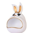 thumbnail image 5 of jifeng Rabbit Figurine Organizer Candy Trinket Storage Box Tray Home Decoration White, 5 of 5
