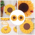 thumbnail image 4 of 4 piezas de hebillas para cortinas con forma de girasol, correas para sujetar cables, accesorios, clips para persianas, ganchos traseros, 4 of 6