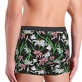 thumbnail image 3 of Uemuo Lilies Flowers Pattern Men's Boxer Briefs,Trunk Anti-Chafing,Comfortable, Durable, and Stylish Underwear-Medium, 3 of 9