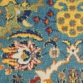 thumbnail image 5 of Nourison Allur Boho Indoor Area Rug Turquoise Ivory 7' x 10', 5 of 9