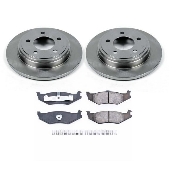 Ultimate Brakes Rear Semi-Metallic Brake Pad and Rotor Kit with Hardware WM80459