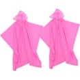 thumbnail image 1 of HUGFEGWE 2 Pcs Imperméable à Capuche pour Adulte Poncho de Pluie Extérieur avec Capuches pour Adulte Poncho de Pluie Réutilisable CJB91-73160, 1 of 9