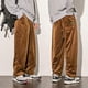 thumbnail image 4 of Pantalones de pana para hombre, pantalones casuales, sueltos y rectos, pantalones de pana para correr para hombre, pantalones de otoño e invierno para hombre (3XL), 4 of 5