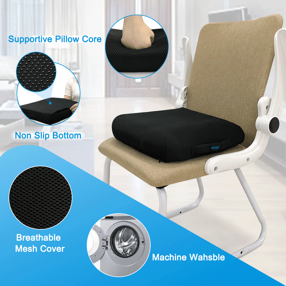 Bed Sore Cushion for Butt Positioning，Pressure Relief Pillow for Pressure Ulcers, Donut Wedge Cushion for Sleeping, Post-Surgery  Back Support, Medical Seat Cushion for Body & Leg Support（Mesh case）