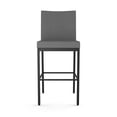 thumbnail image 4 of Amisco Perry Plus 26" Counter Stool - Grey Woven Fabric/Black Metal, 4 of 9