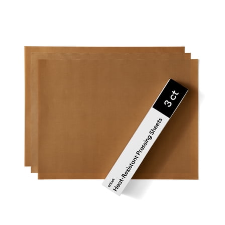 Cricut Heat-Resistant Pressing Sheets - 12 in x 16 in, 3 Count