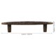 thumbnail image 2 of unbranded 1Jgo Tirador De Mueble Estilo Chino Nuevo Con En Aleación De Zinc Marrón Oscuro, 2 of 8