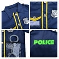thumbnail image 7 of TOPTIE Police Costume for Kids, Role Play Dress-Up Set for 3 - 7 Years Old-Navy Blue-S, 7 of 7