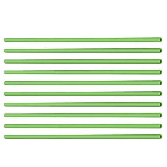 FaLX Green Unbreakable Flower Stem Cover - Flexible Soft PVC - Lightweight - 10Pcs - DIY Artificial Flower Bouquet Stem Sleeve Roll - Home Supplies