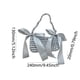 thumbnail image 2 of Bolso de mano para mujer con hebilla magnética bolso de punto de ganchillo con nudo de lazo para la fecha de compras, 2 of 7