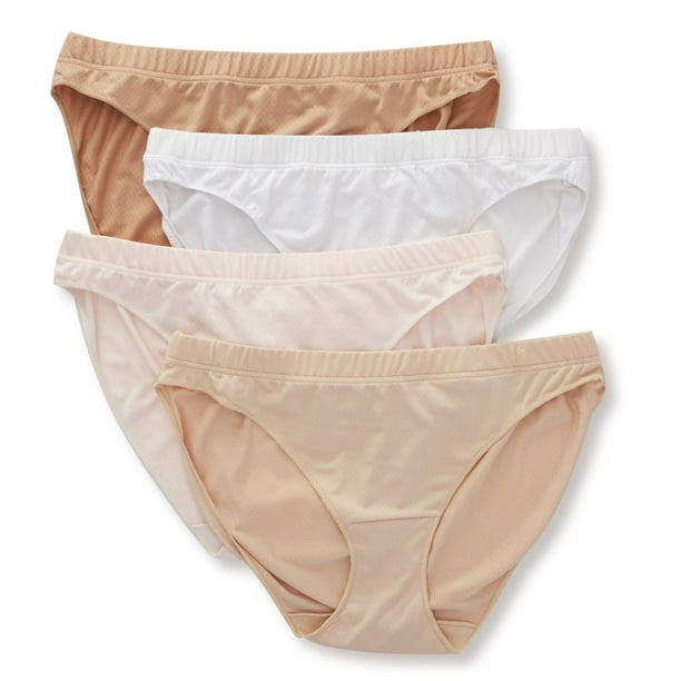 hanes ultimate women's cotton stretch cool comfort bikini