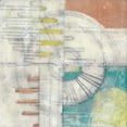 thumbnail image 2 of Goldberger, Jennifer 15x15 Gold Ornate Wood Framed with Double Matting Museum Art Print Titled - Compass I, 2 of 4