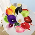 thumbnail image 3 of LOVE DOCK 3 Pieces Artificial Flower Calla Lily Fake Flower for Home Decoration, 3 of 5