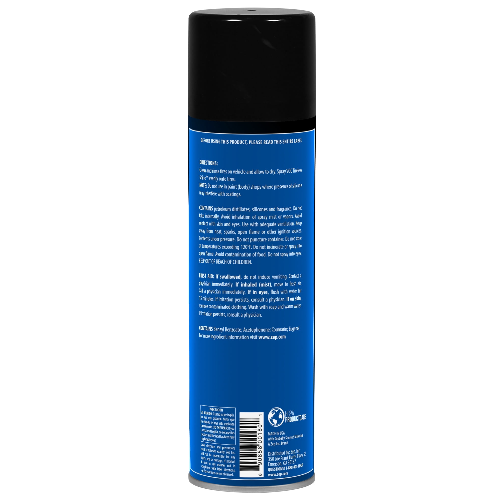 Zep Tireless Shine Tire Dressing - 14 oz (Case of 12) 1801