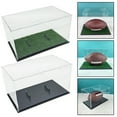 thumbnail image 3 of Yimiti Football Rugby Display Case Storage Box Acrylic Clear Removable Dustproof Box,Black, 3 of 6