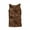 Brown, variant on Felcia Women Leopard Print Vest Tank Top Sleeveless Round Neck Top