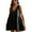 Black, variant on Lentta Women's Summer Sleeveless Mini Dress Casual Loose V Neck Sundress with Pockets