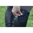 thumbnail image 2 of Medium/Large On the Leg Cell Phone/Smartphone Holder for the Leg/Calf - leg band for Equestrian, Jogger, Hiker or Motorcycle - black Black, 2 of 5