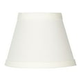 thumbnail image 3 of Springcrest Set of 6 Empire Chandelier Lamp Shades Cream Small 3" Top x 5" Bottom x 4" High Candelabra Clip-On Fitting, 3 of 6