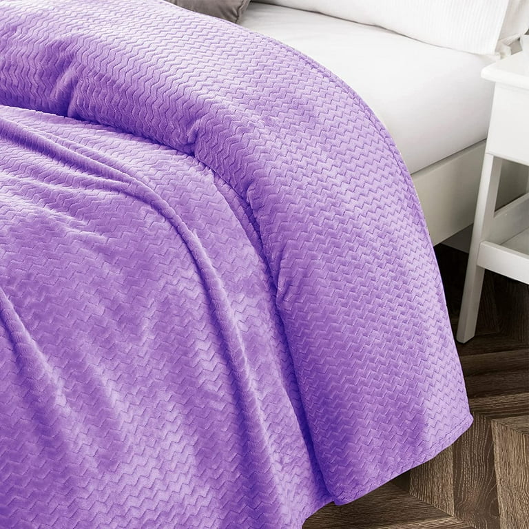 Purple throw blanket discount walmart