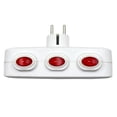 thumbnail image 1 of Extension Cord Adapter With 3 Outlets And Individual Switches Suitable For Home And Office Use, 1 of 7