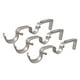thumbnail image 4 of Juego de 3 soportes ajustables para barra de cortina, marco de ventana, soporte para barra de cortina Plata, 4 of 9