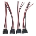 thumbnail image 2 of 4 Piezas de Conector Hembra de Bobina de Encendido Yashi 2AZFE1ZZFE Negro, 2 of 5