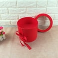 thumbnail image 1 of VONKY Double Layer Rotating Gift Box Flower Packing Boxes Transparent Window Christmas Favors Organizer Jewelry Cardboard Case Red, 1 of 6