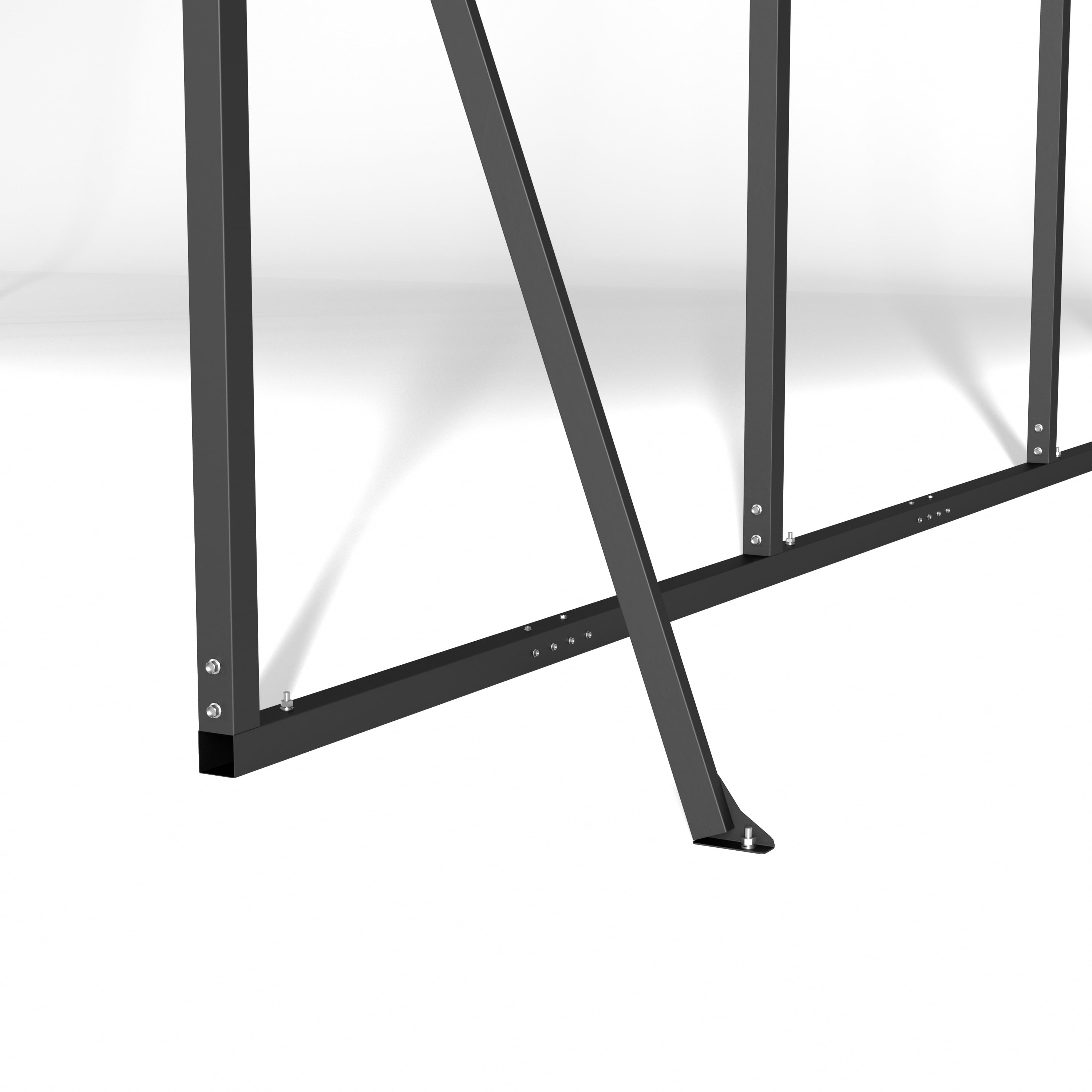20x20FT Metal Carport Heavy Duty with Galvanized Steel Roof, Outdoor Garage Car Shelter Shade for 2 Cars, Boats and Truck