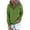 Green, variant on QUYUON Ladies Sweatshirts Women Casual Button Long Sleeve Hoodies Pullover Sweatshirt Hooded Tops with Pockets Drawstring Soft Lightweight Fall Sweatshirts Winter Shirts Dark Blue XL