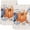 Orangebrown Blue, variant on Orange Blue Pumpkin Fall Kitchen Towels Set of 2,Absorbent Microfiber Dish Tea Towels with Hanging Loop,Thanksgiving Botanical Watercolor Resuable Hand Towel for Home Kitchen Cleaning 18"x26"