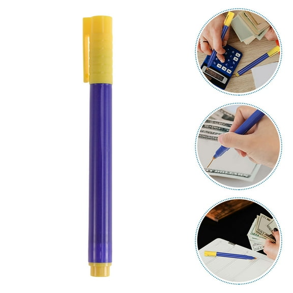 Homoyoyo 5-Pack Multi PP Money Checker Pens with Water-Based Ink for Marking and Travel Use