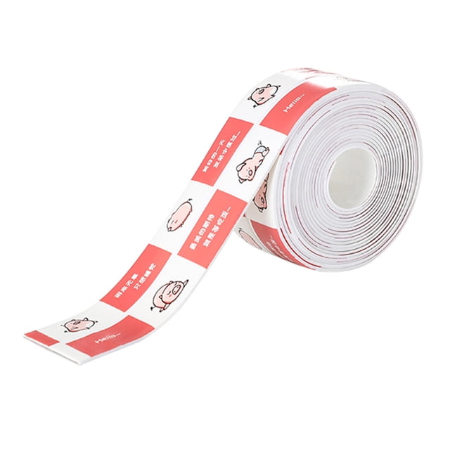 Tira de sellado de pared acrílica Cinta de sellado adhesiva impermeable Cinta de reparación de inodoros de baño, Tipo 8 Scienceny HA7326-08B