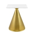 thumbnail image 2 of Modway Tupelo 24" Square Dining Table in Gold White, 2 of 6