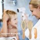 thumbnail image 5 of 3pcs Hair Brush Comb Set Newborn Hairbrush Kit Infant Comb Soft Wool Hair Wooden Handle Baby Scalp Massage, 5 of 5