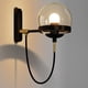 thumbnail image 3 of Lámparas de Pared LED Iluminación Industrial, Lámpara de Jaula Interior para Negro Gloria Apliques Dormitorio Exterior, 3 of 8
