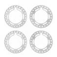 thumbnail image 1 of 4-Pack 1.9 Inch Aluminum RC Beadlock Replacement Rings - Silver BJM385 Accessory Set for Remote Control Vehicles, Lightweight 45g with Compact 11x8x3cm Packaging, 1 of 6